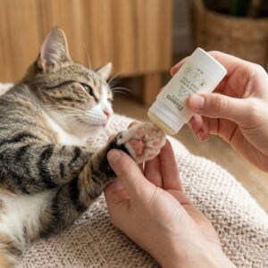 Cat Paw Care with Flimora Natur Balm